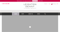 Desktop Screenshot of leightondennyexpertnails.com